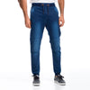 Denim jogging pants