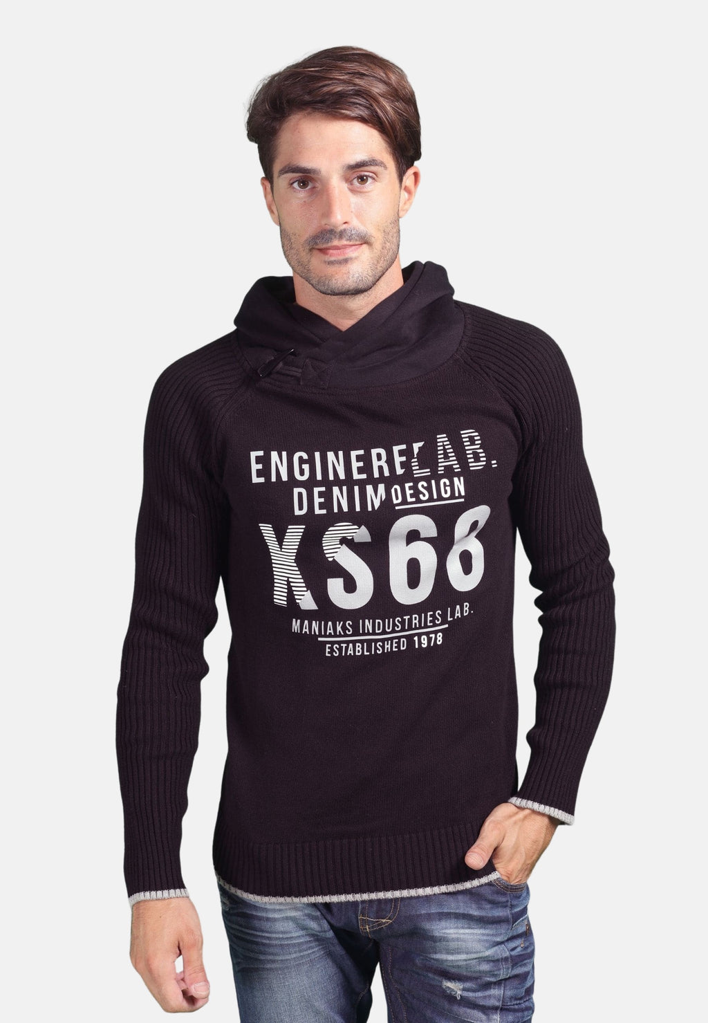 SWEATER TRICOT GALGA MEDIA ALGODÓN