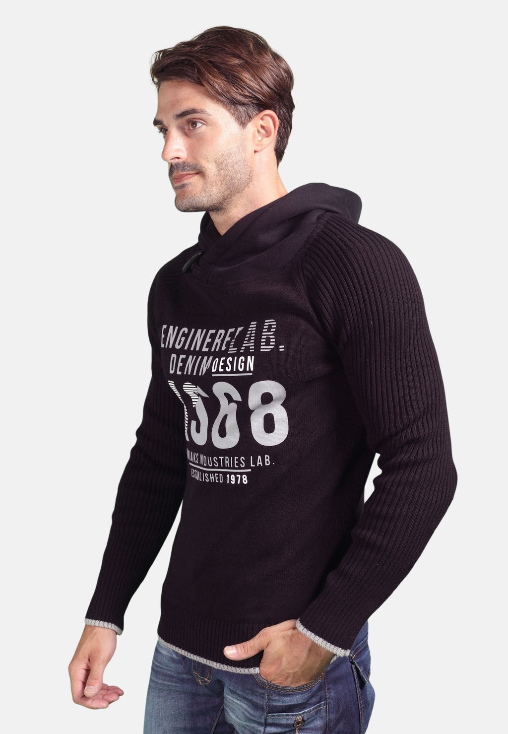 SWEATER TRICOT GALGA MEDIA ALGODÓN