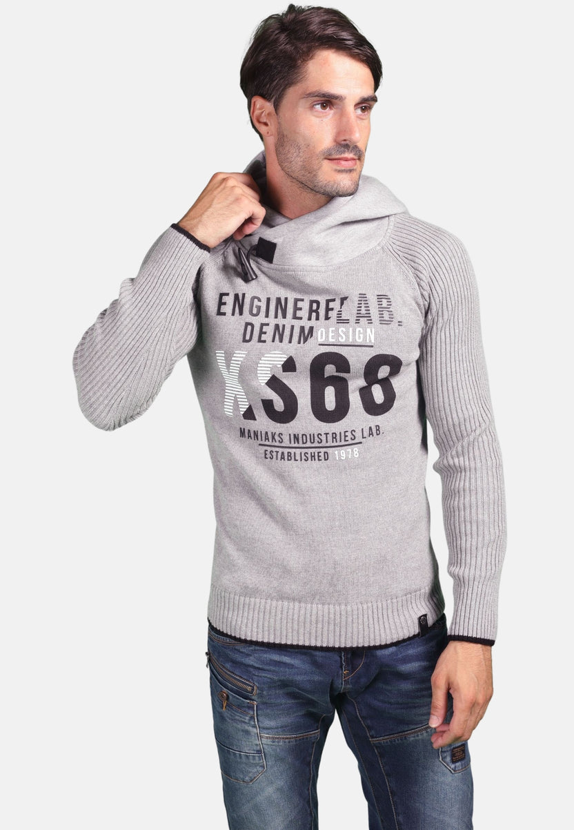 Pull en tricot de coton demi-jauge