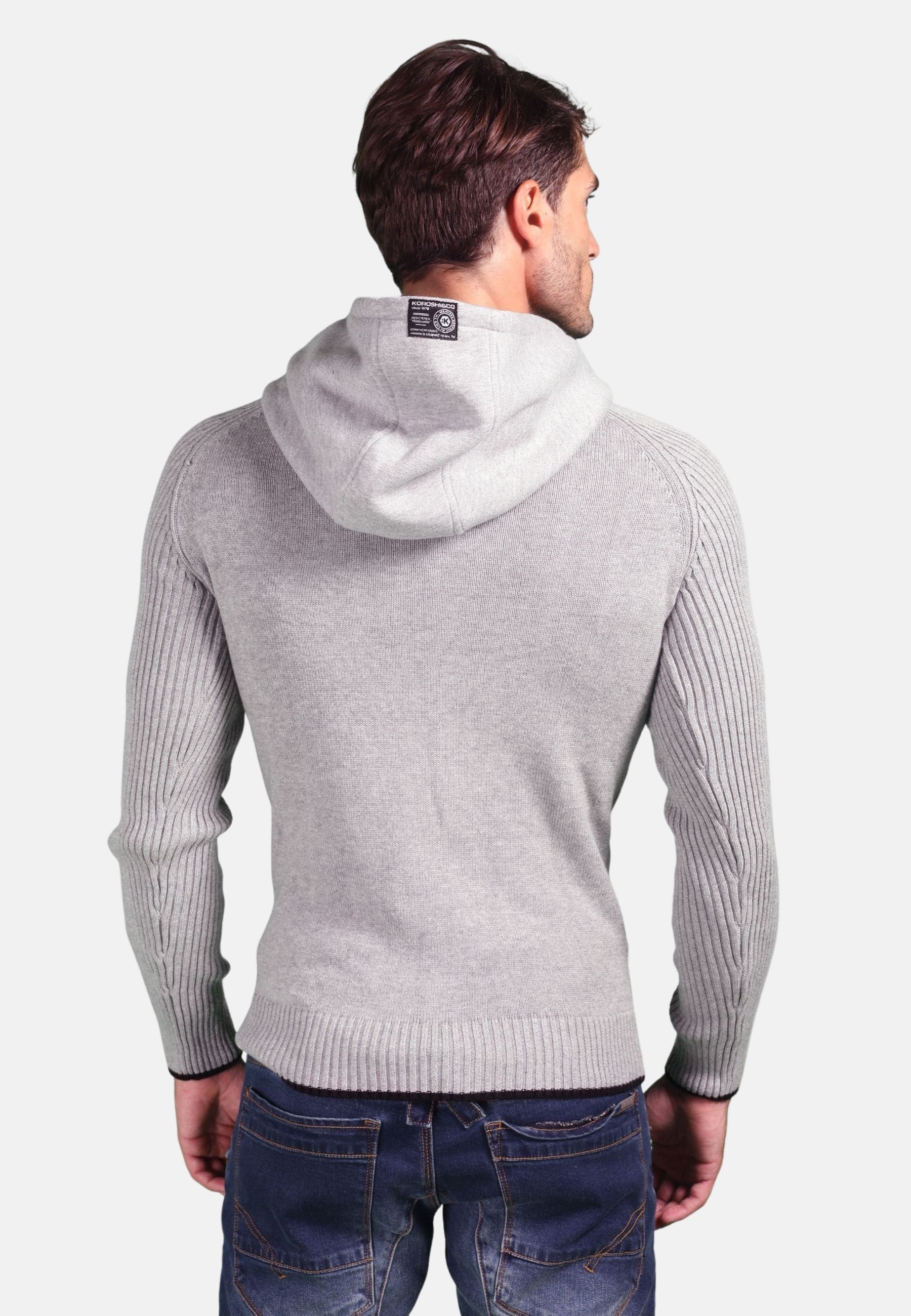 SWEATER TRICOT GALGA MEDIA ALGODÓN