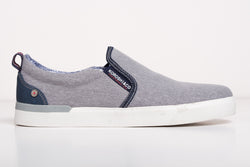Sabatilles slip-on de lona sense cordons home gris - Koroshi 1811XC08