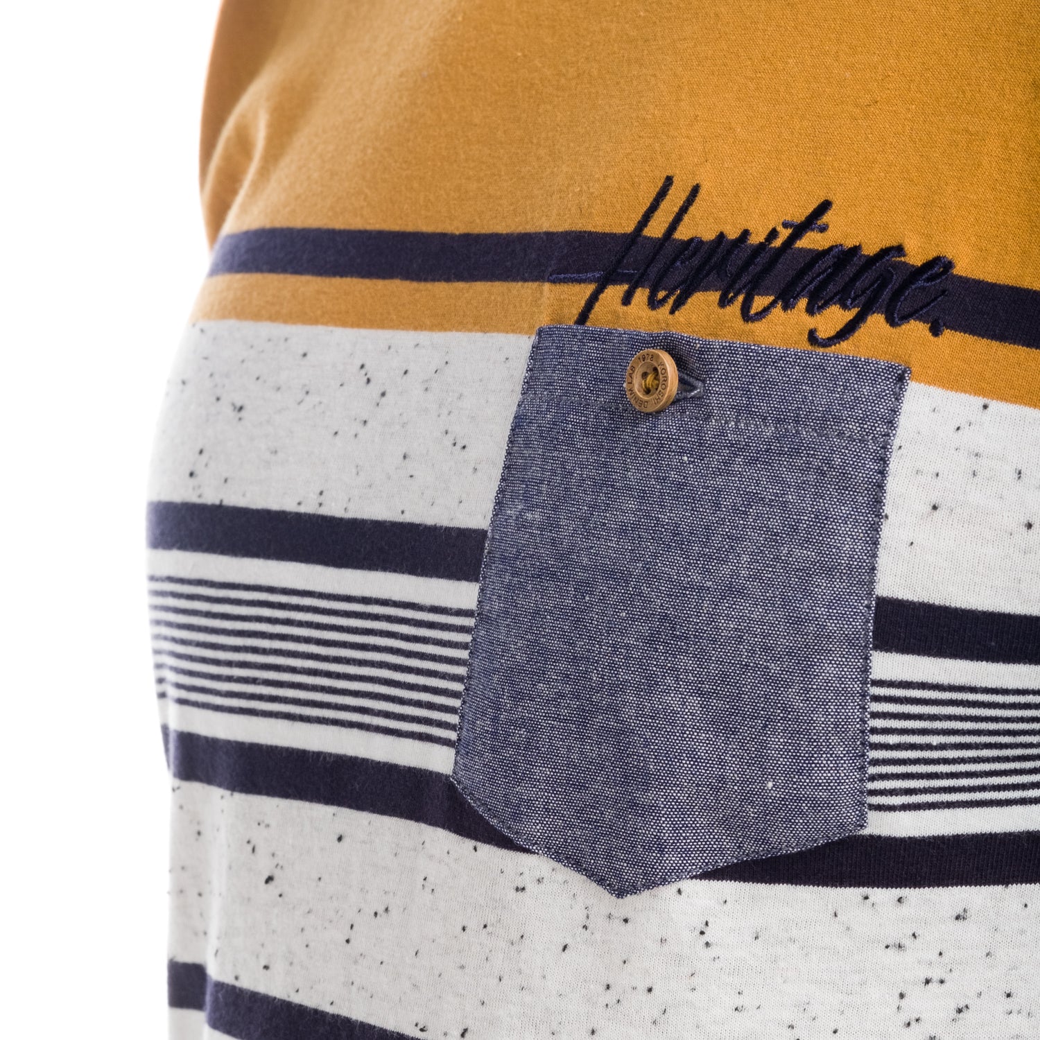 Striped combined t-shirt