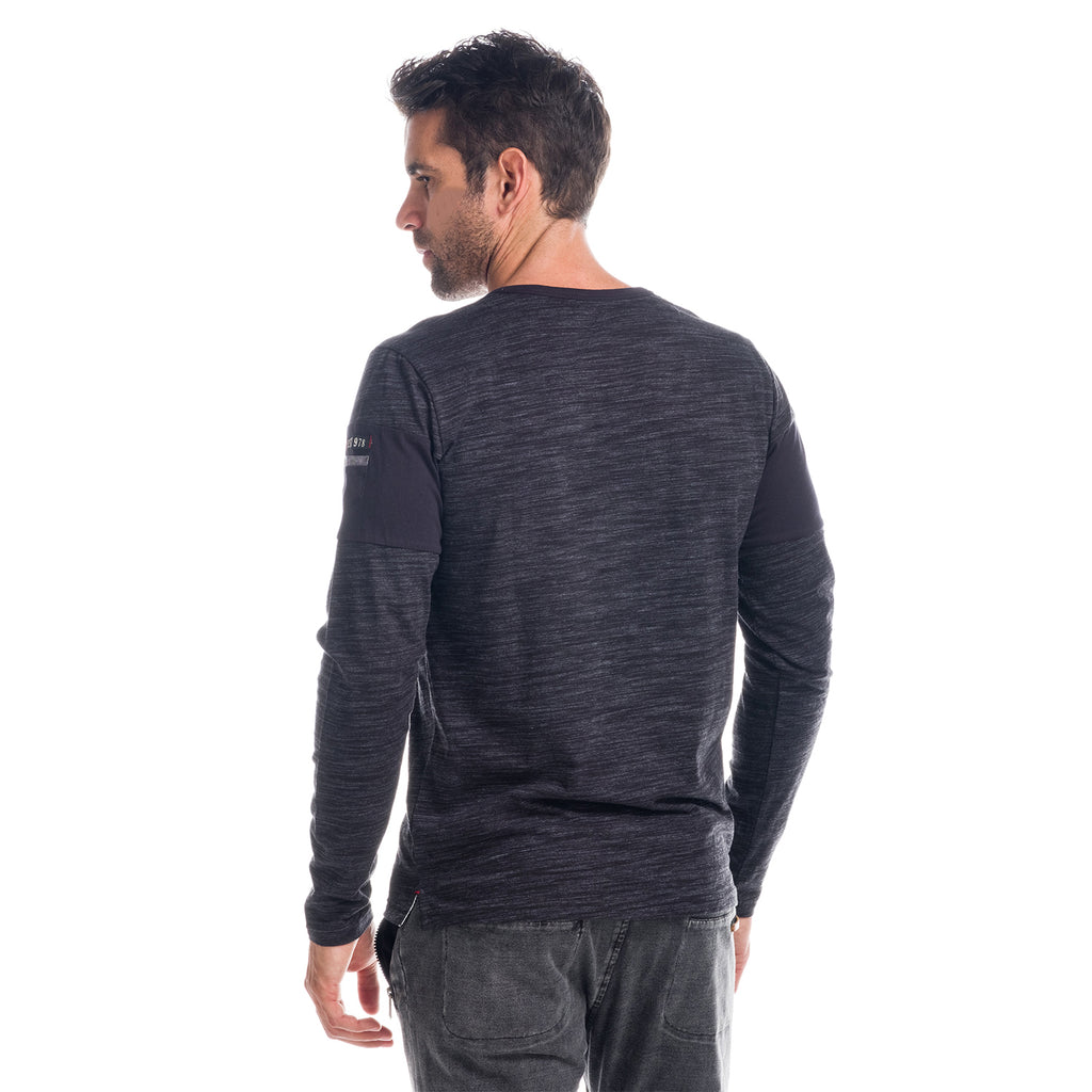 Bedrucktes Langarm-T-Shirt