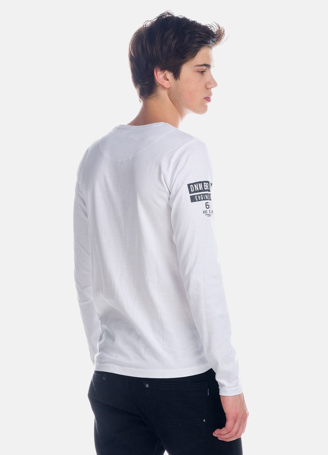 Langärmliges bedrucktes T-Shirt