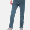 Regular colored denim with elastic