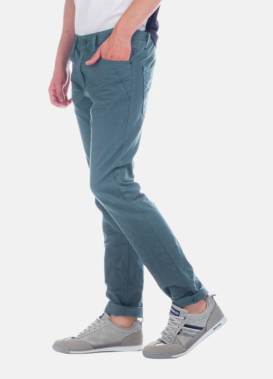 Denim regular colores con elastico