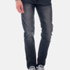 Slim black worn denim