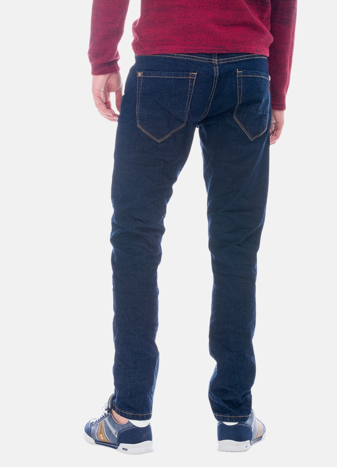 Regular blue denim