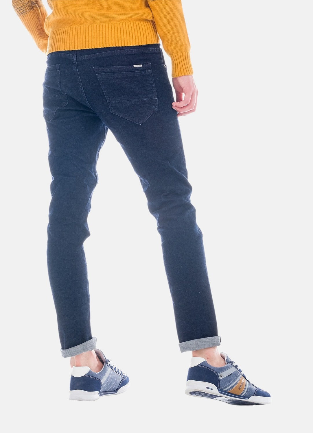 Normale Denim-Jeans mit Gummizug für Herren