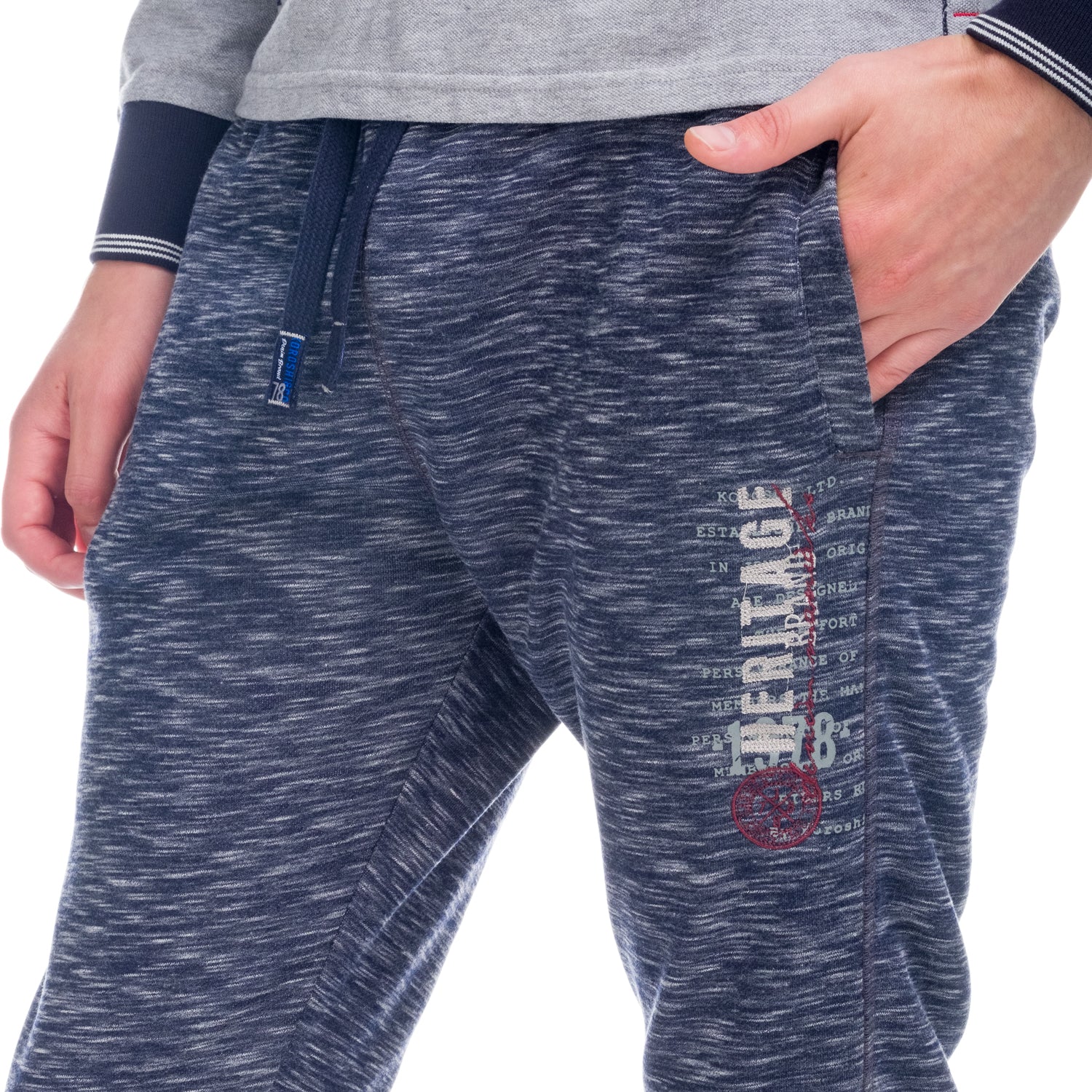 Pantalon jogging jaspeado