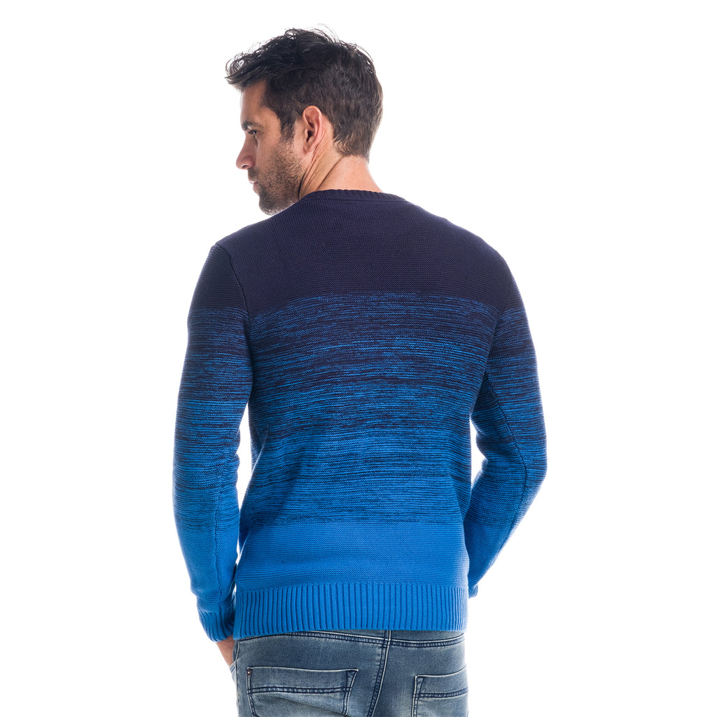 Pull en maille marbrée