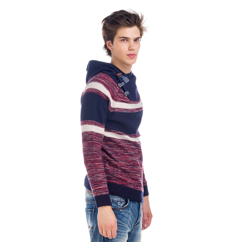 Maglione lavorato a maglia con collo smoking