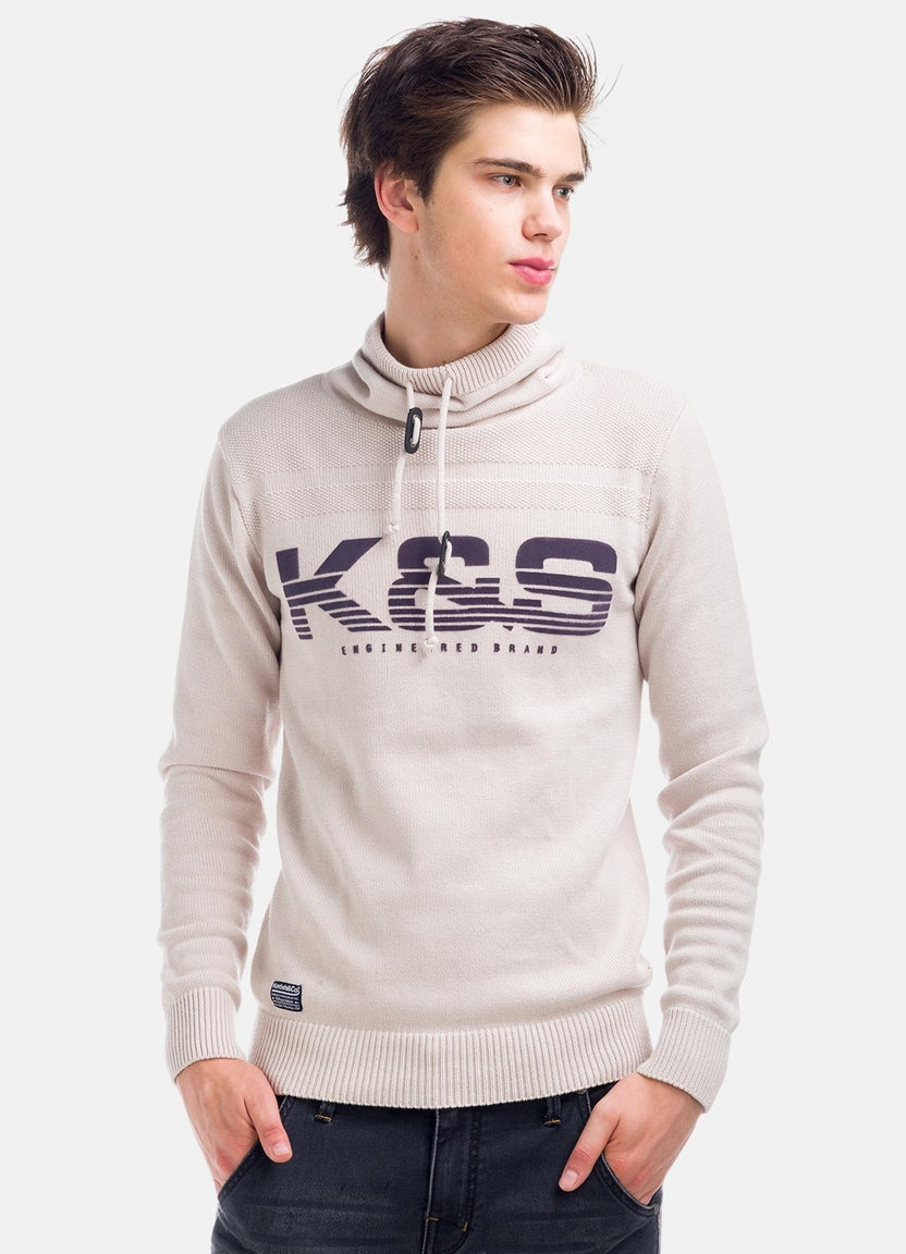 Pull en maille lettre