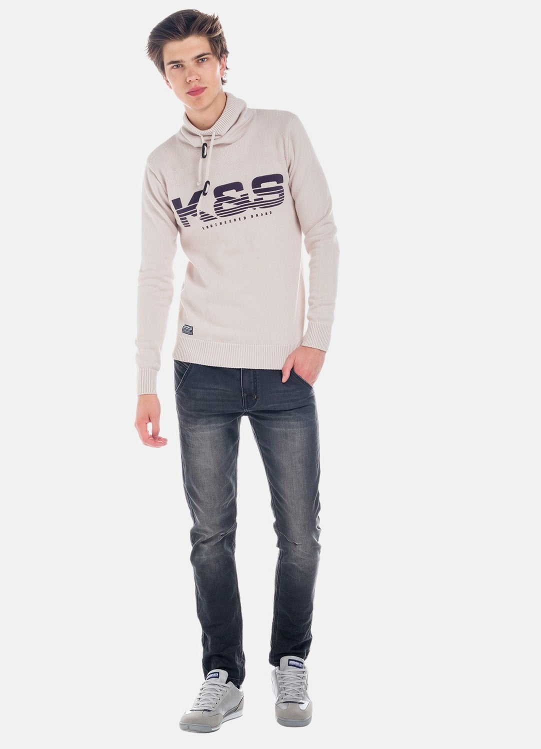 Jersey de punto letras