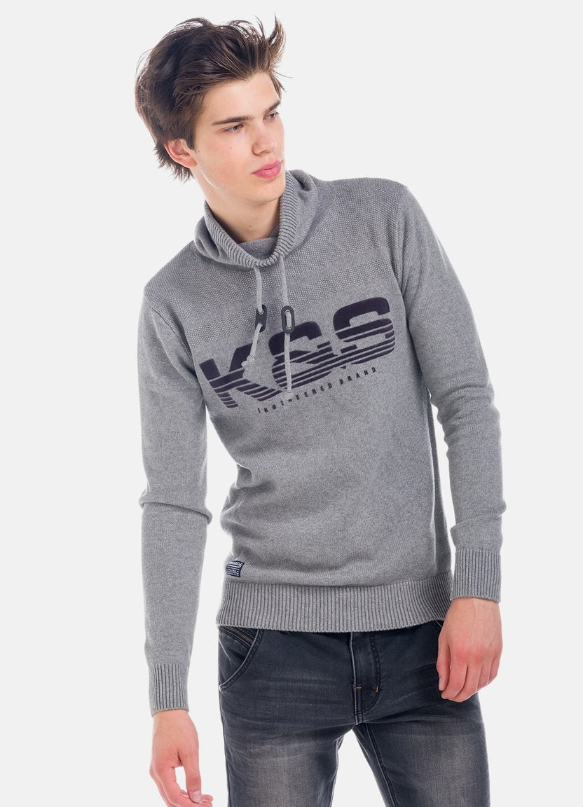 Pull en maille lettre