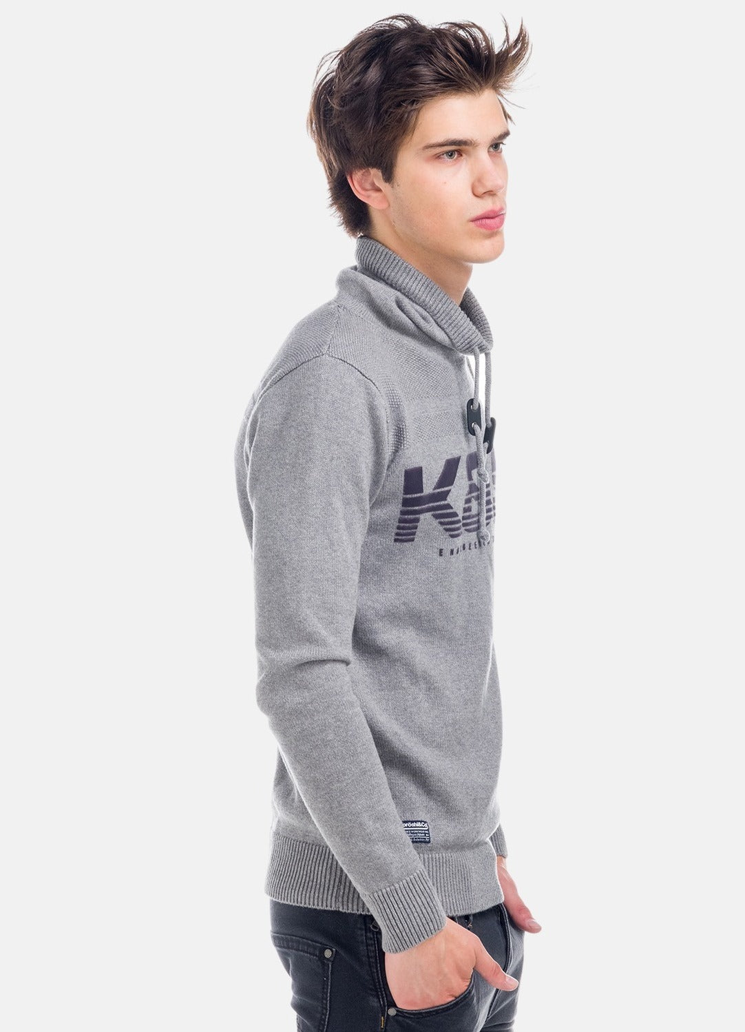 Jersey de punto letras