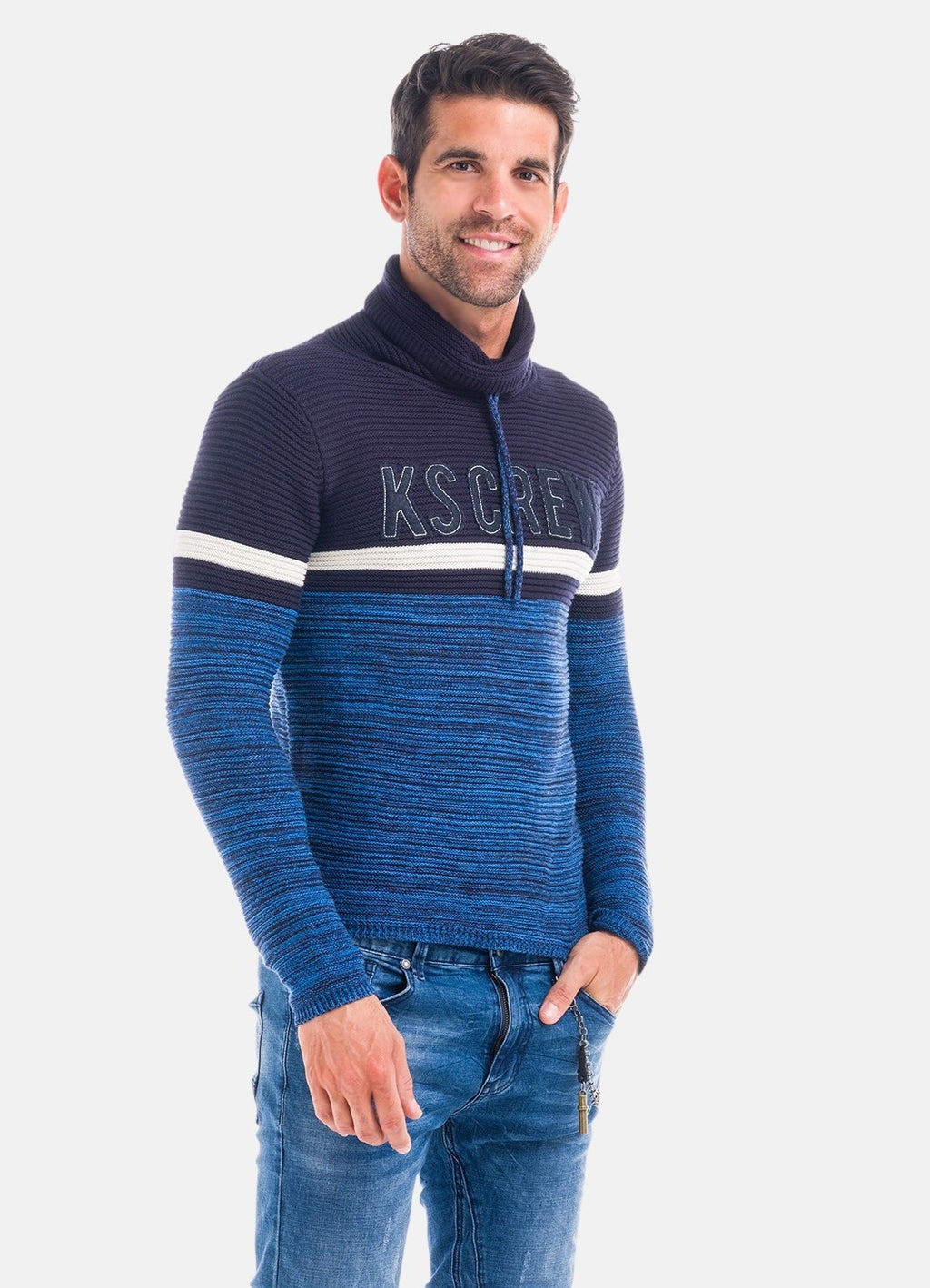 Jersey de punto rayas