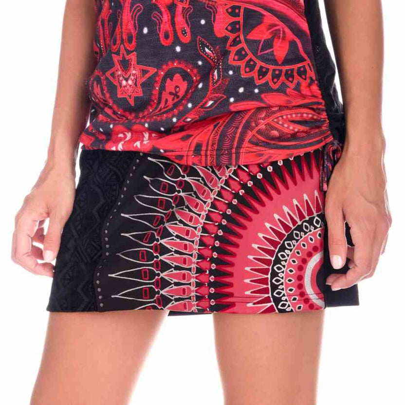 Mandala print skirt