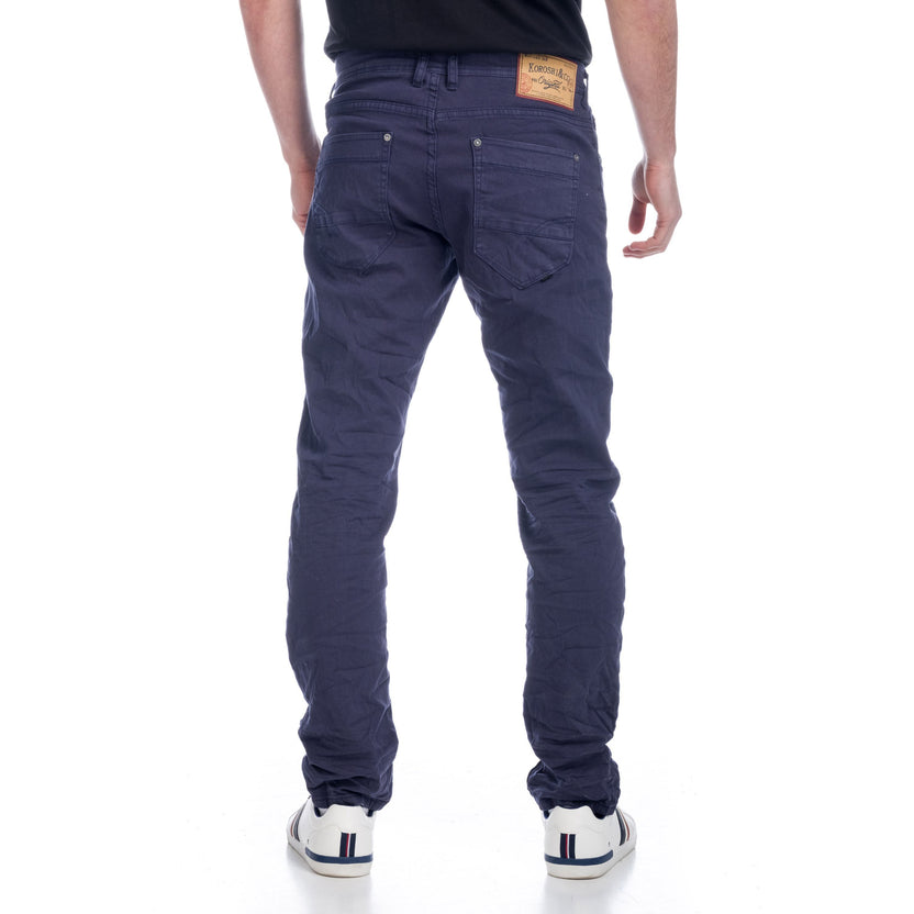 Pantalón denim stretch regular hombre navy - Koroshi 1911PT00