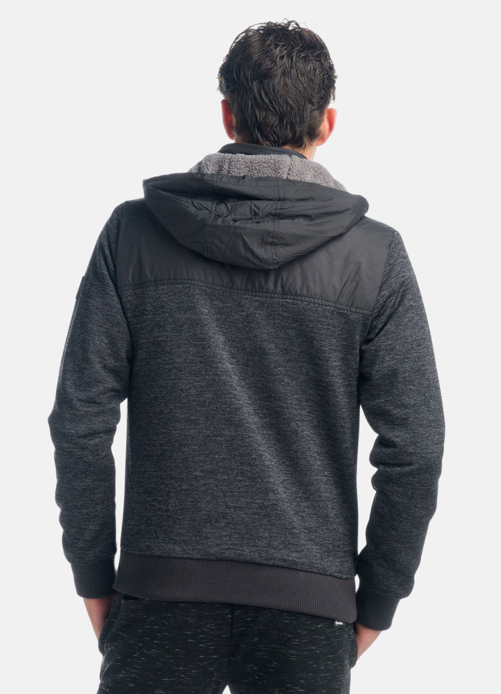 Chaqueta manga larga combinada