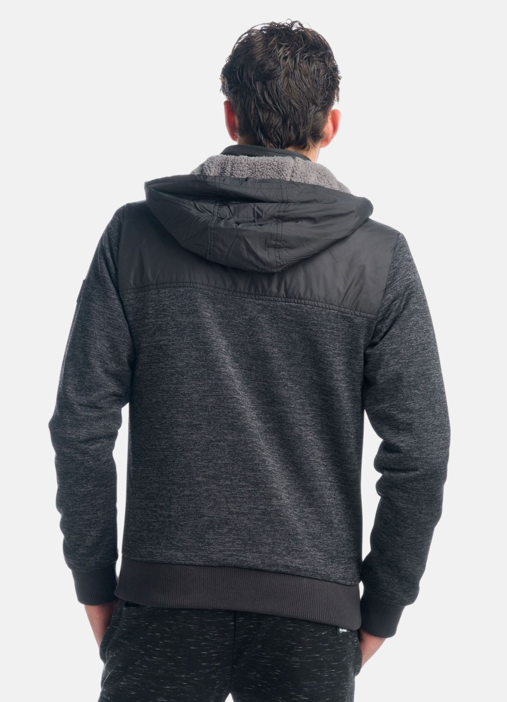 Chaqueta manga larga combinada