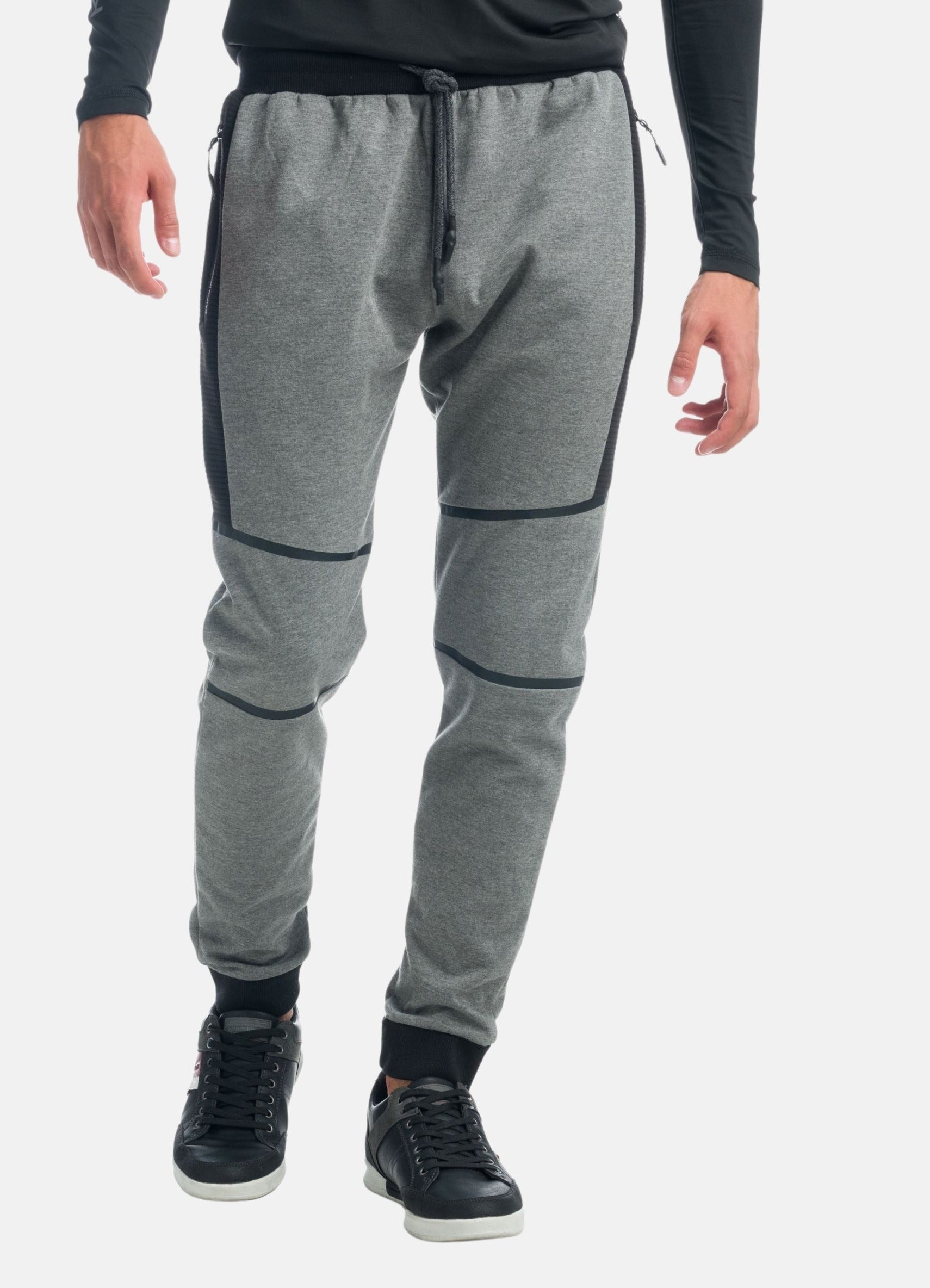 Pantalón Deportivo largo jogger engomado contraste