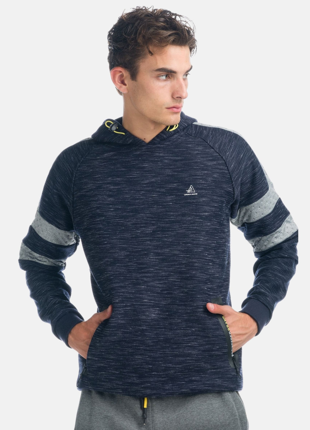 Sudadera efecto jaspeado