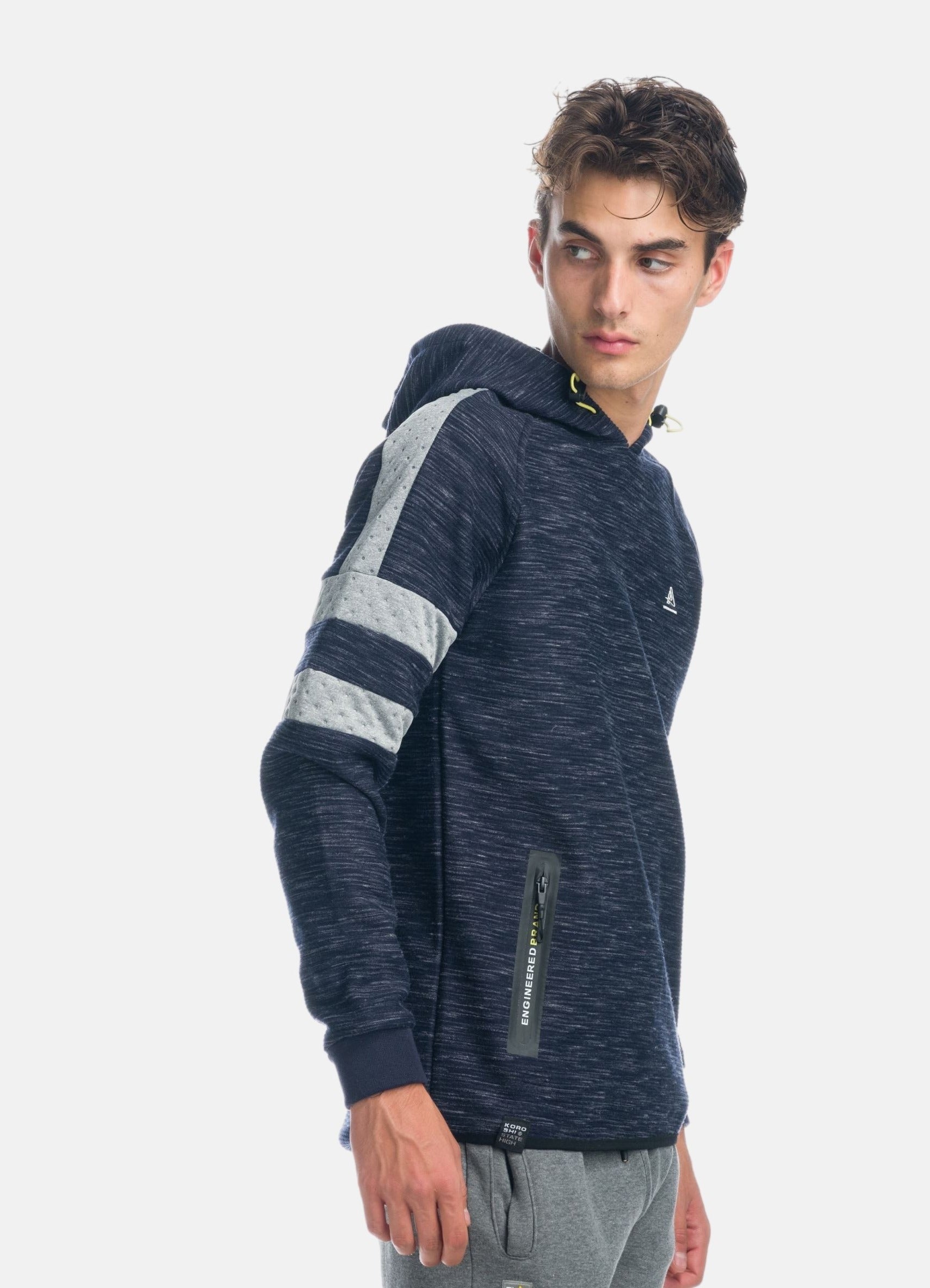 Sudadera efecto jaspeado