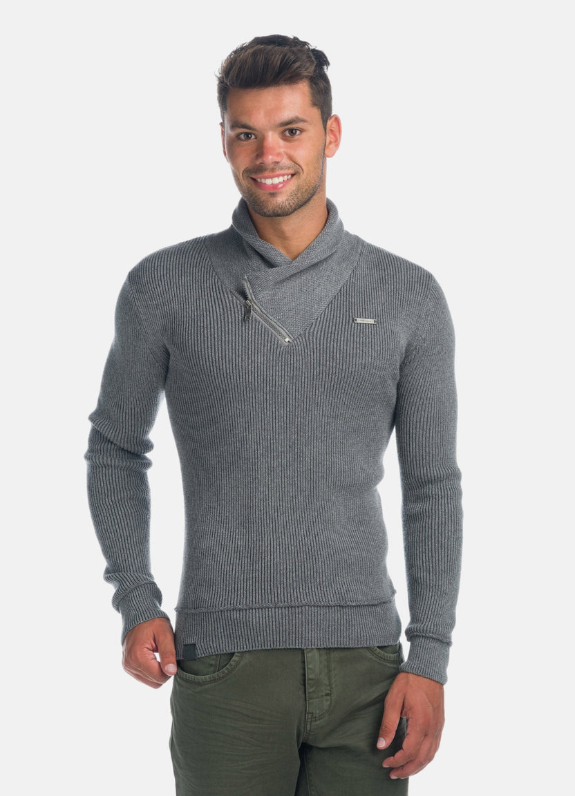 Pull marbré