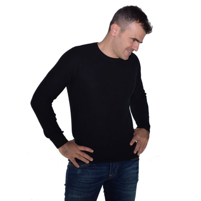 Feiner Kammstrickpullover