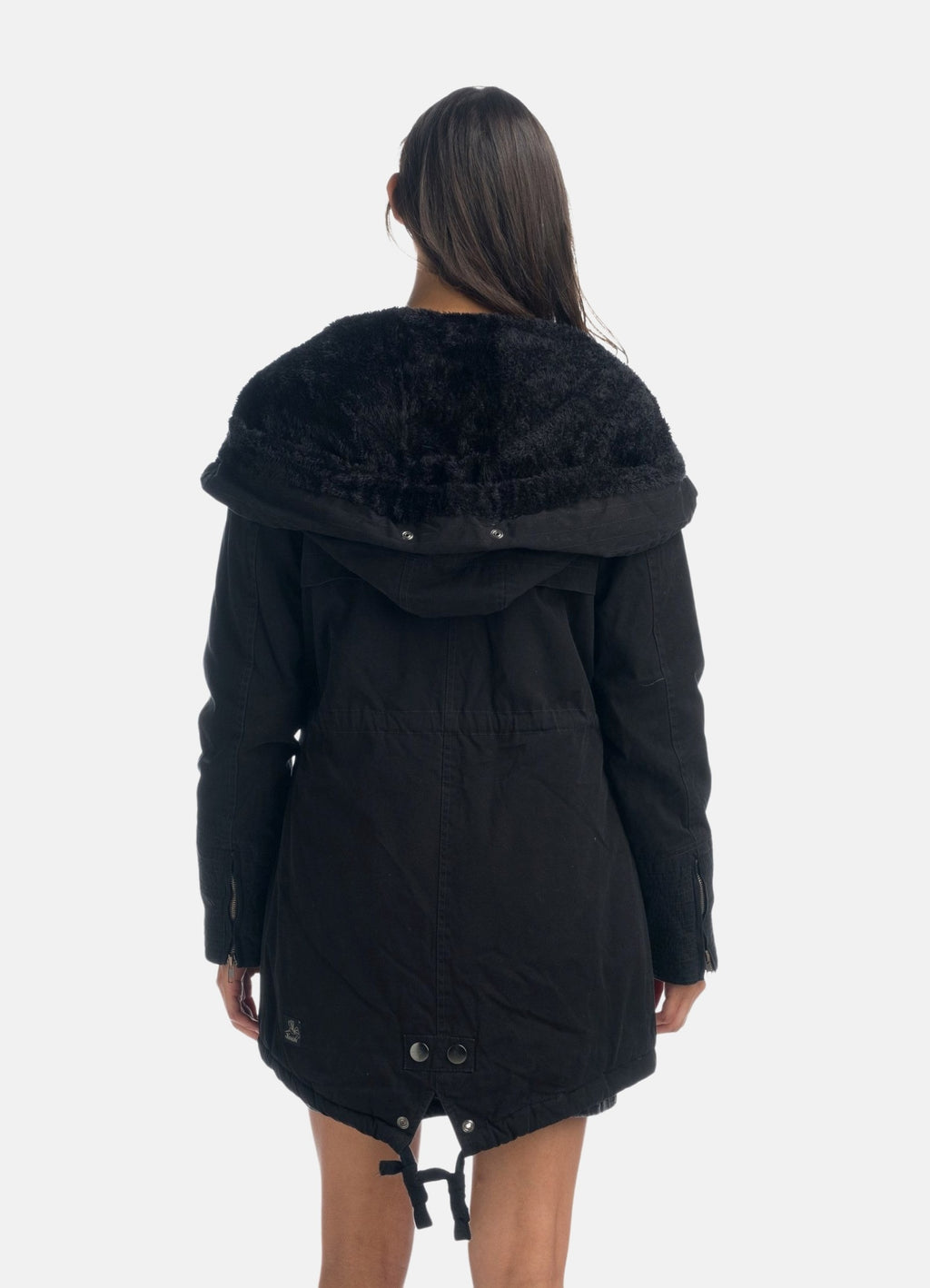 Cazadora cuello con capucha mujer