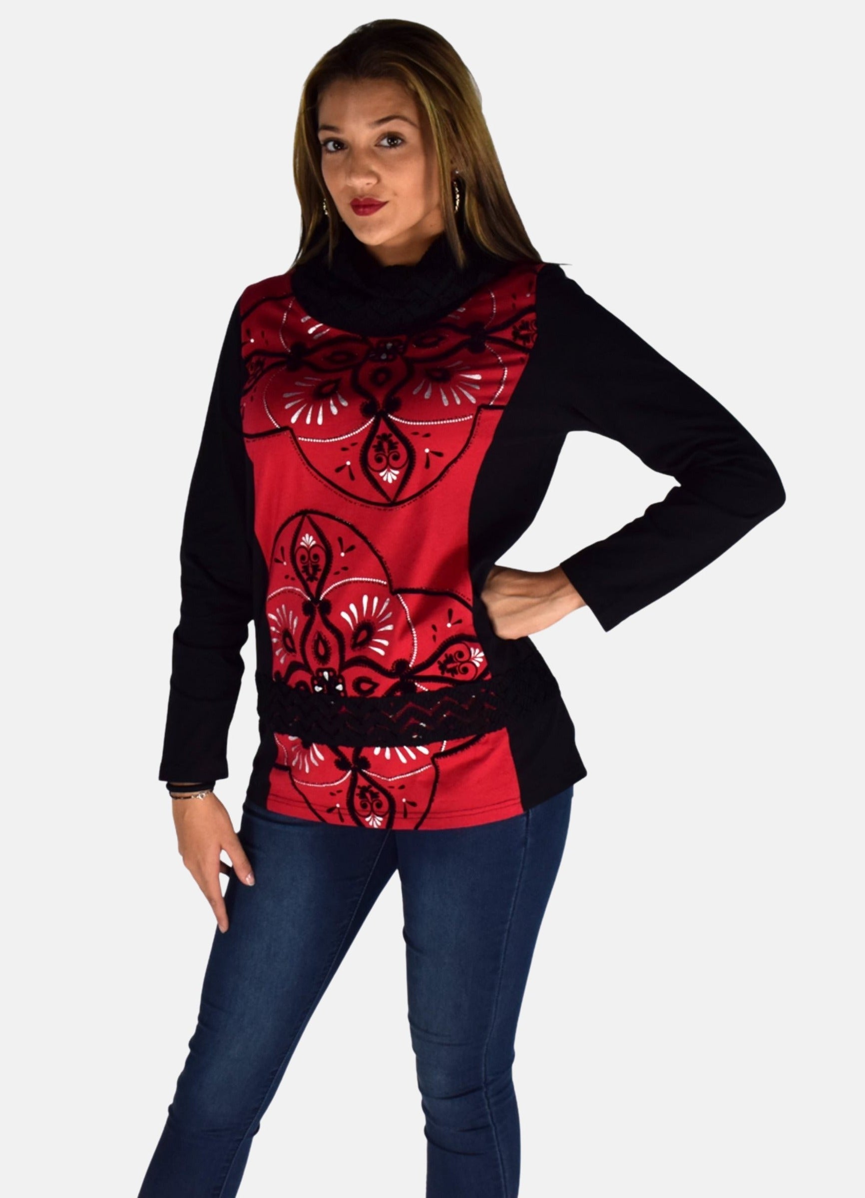 Camiseta  estampado flock y foil