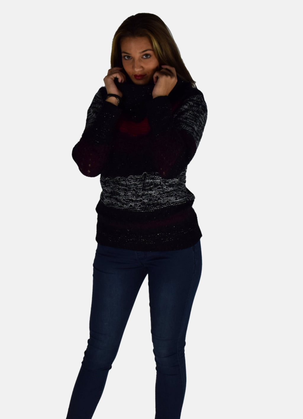 Jersei amb talls contrastats