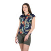 Brusa estampat tropical | estil versàtil