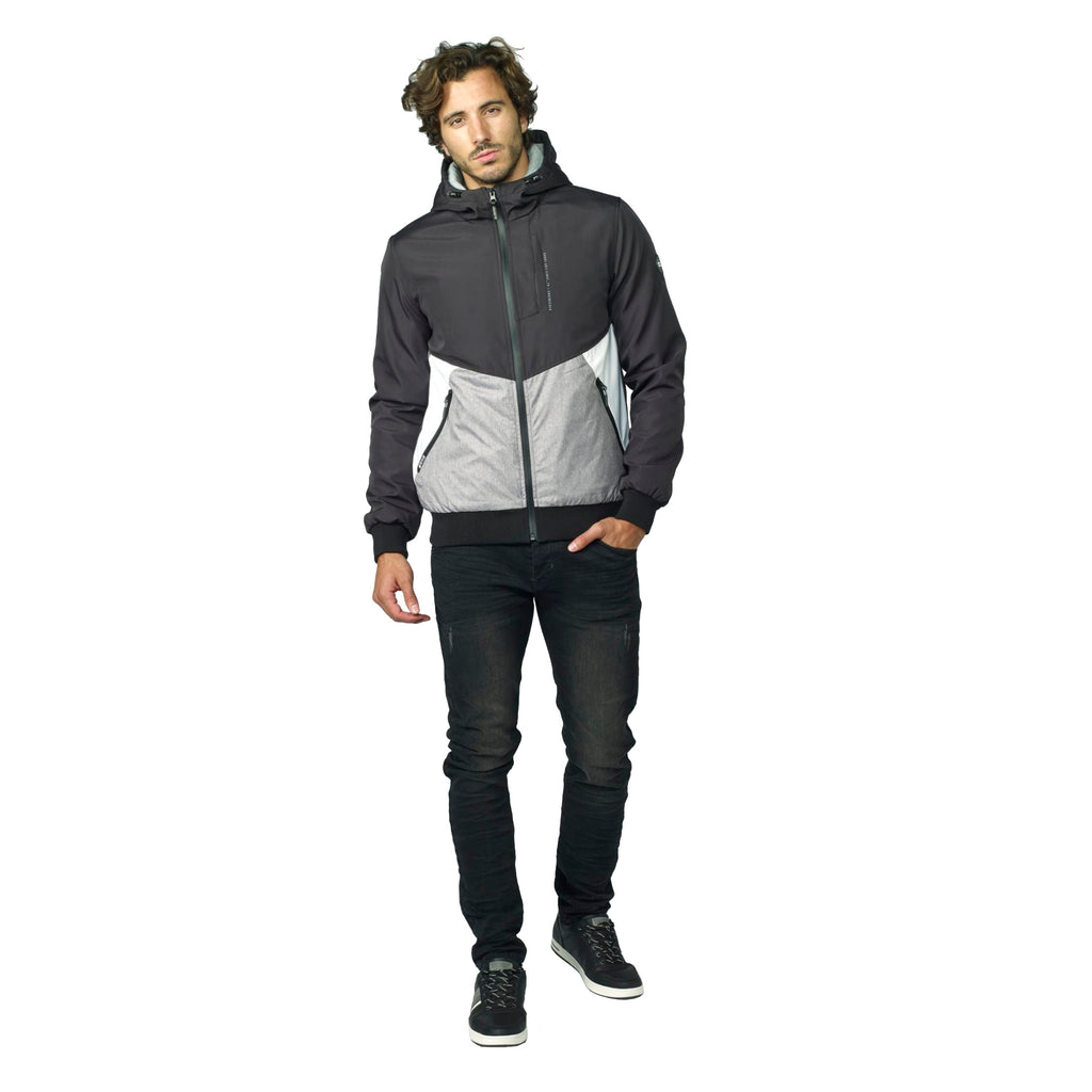 Lightweight padded jacket with hood