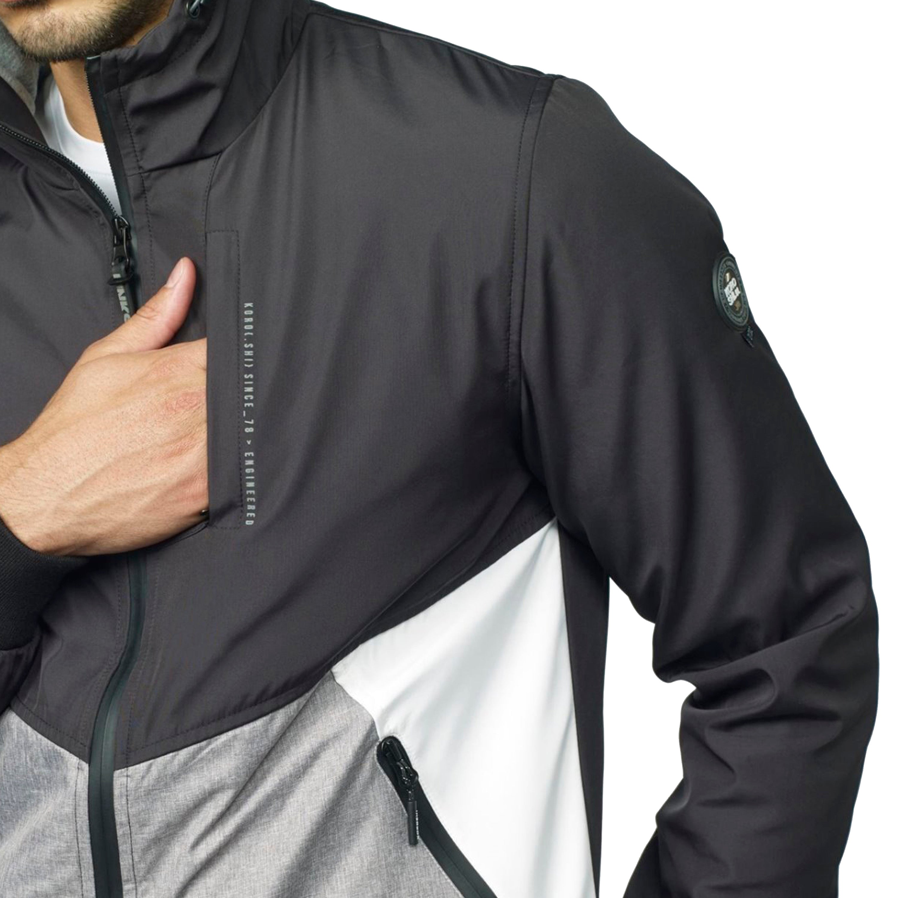 Lightweight padded jacket with hood