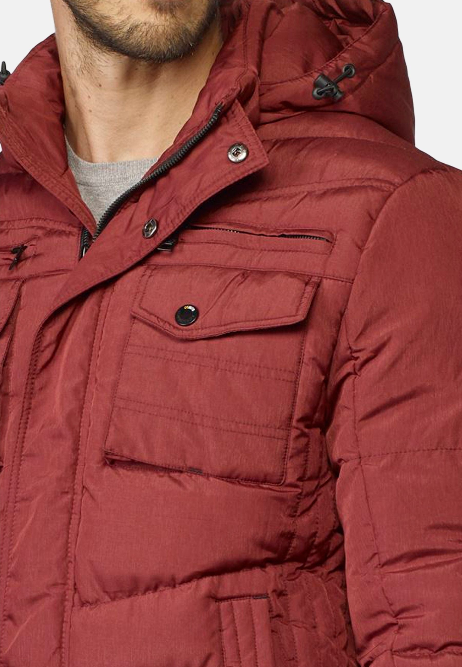 Padded jacket with lining