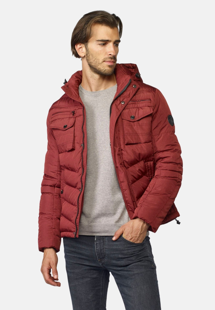 Padded jacket with lining