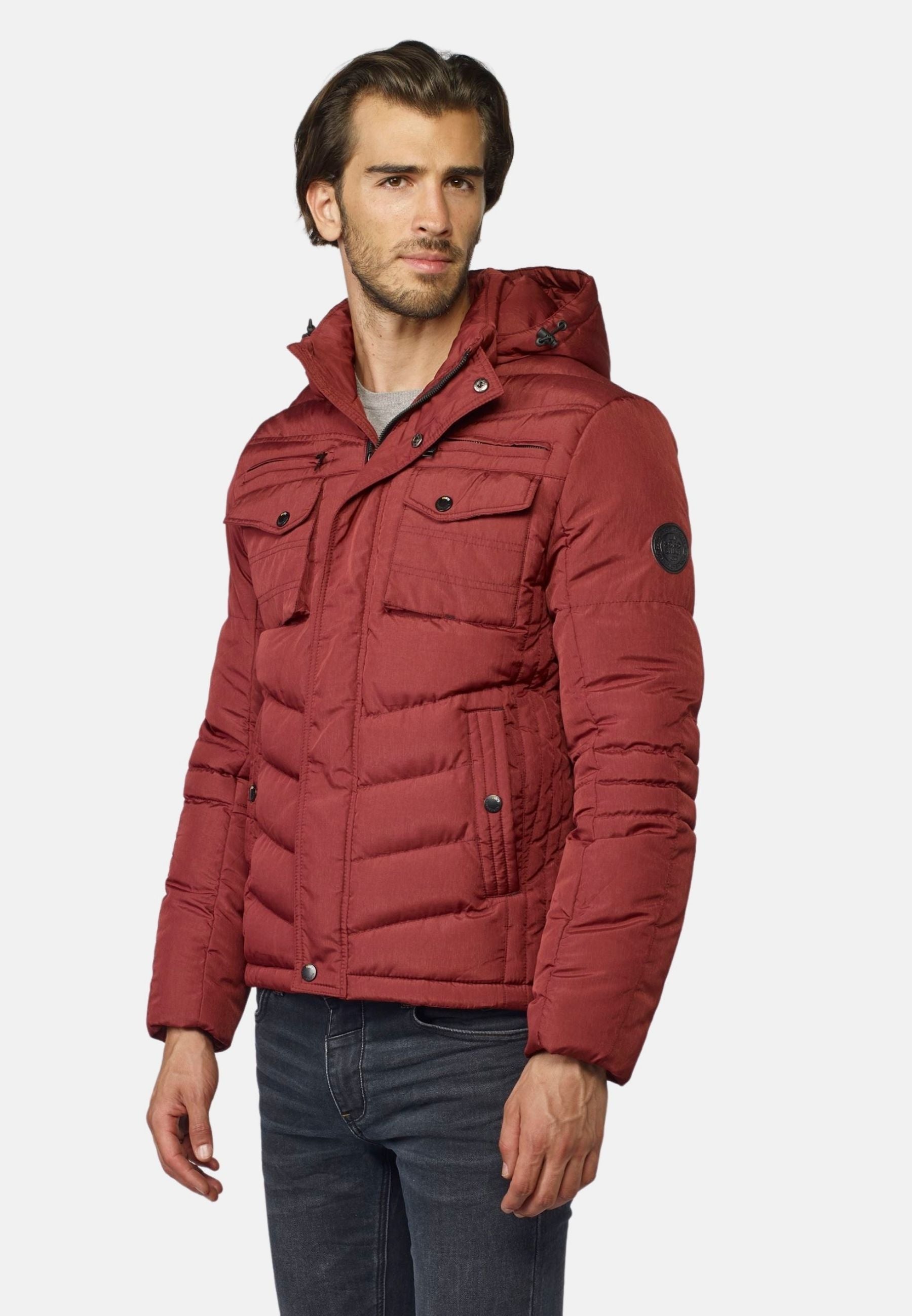 Padded jacket with lining