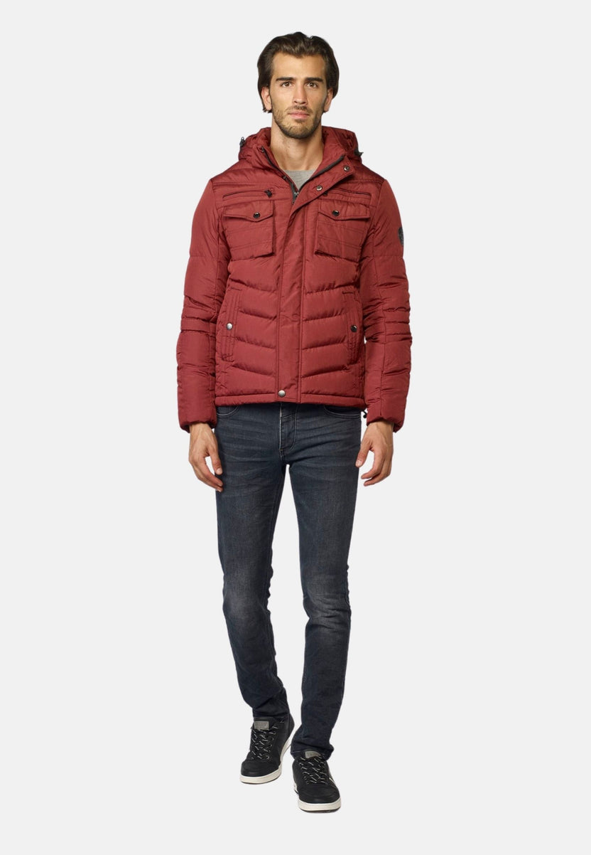 Padded jacket with lining