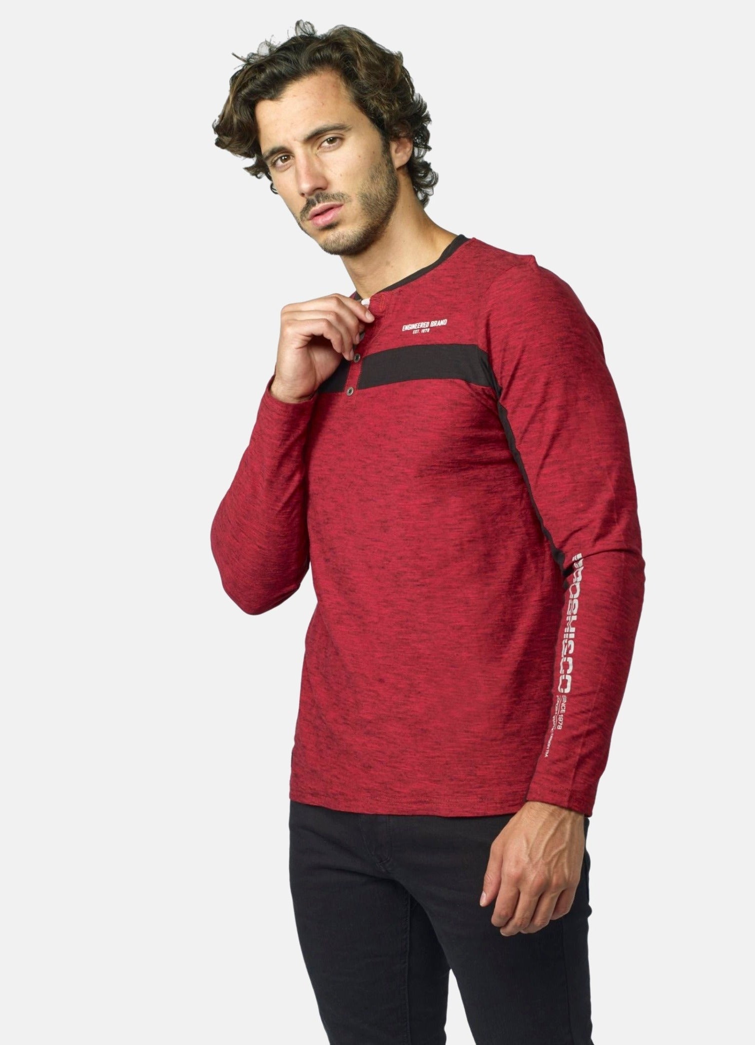 Zweifarbiges T-Shirt