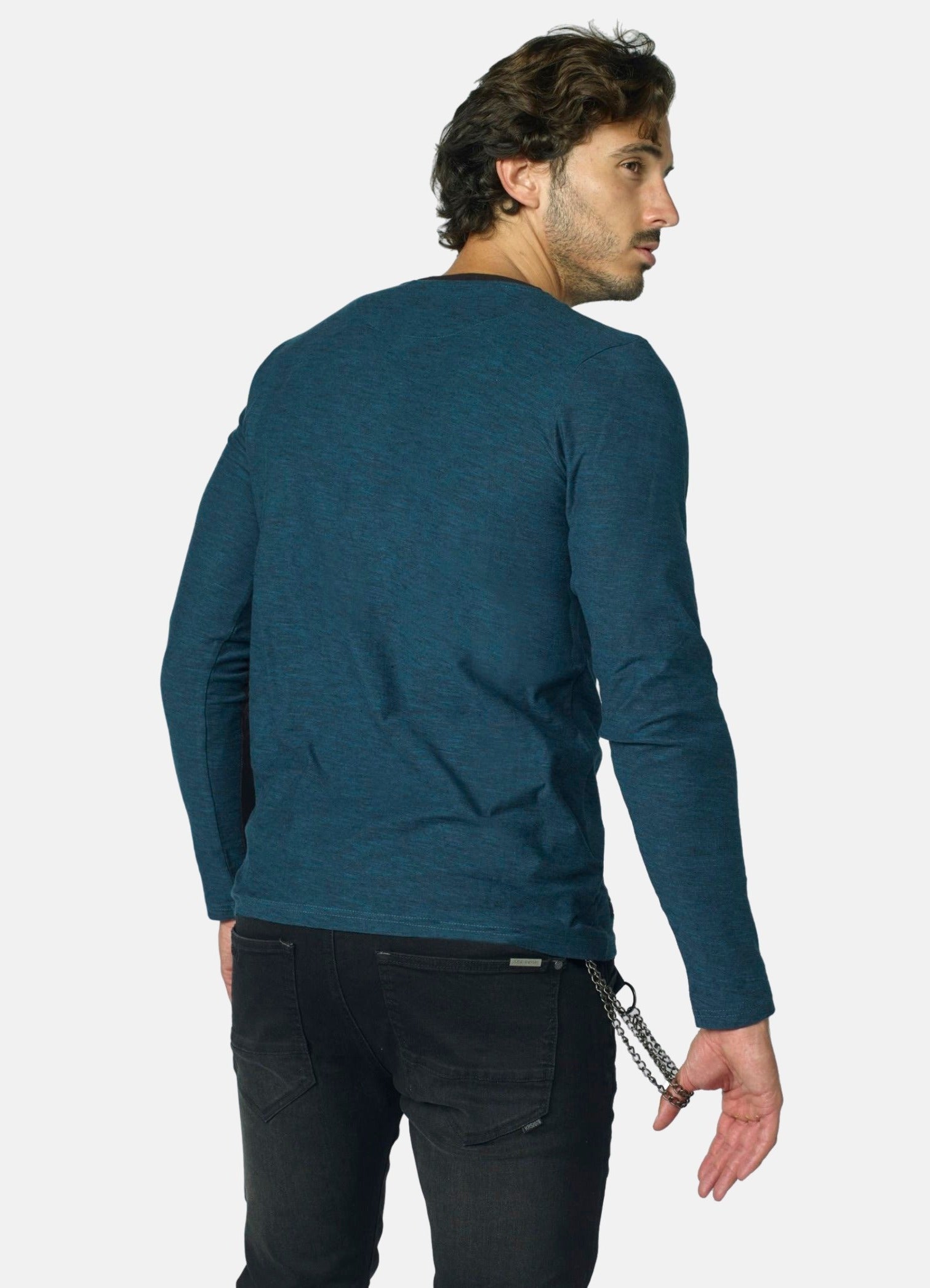 Zweifarbiges T-Shirt