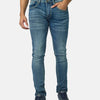 Pantalon jeans en denim tricoté coupe slim