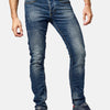 Long straight regular denim pants