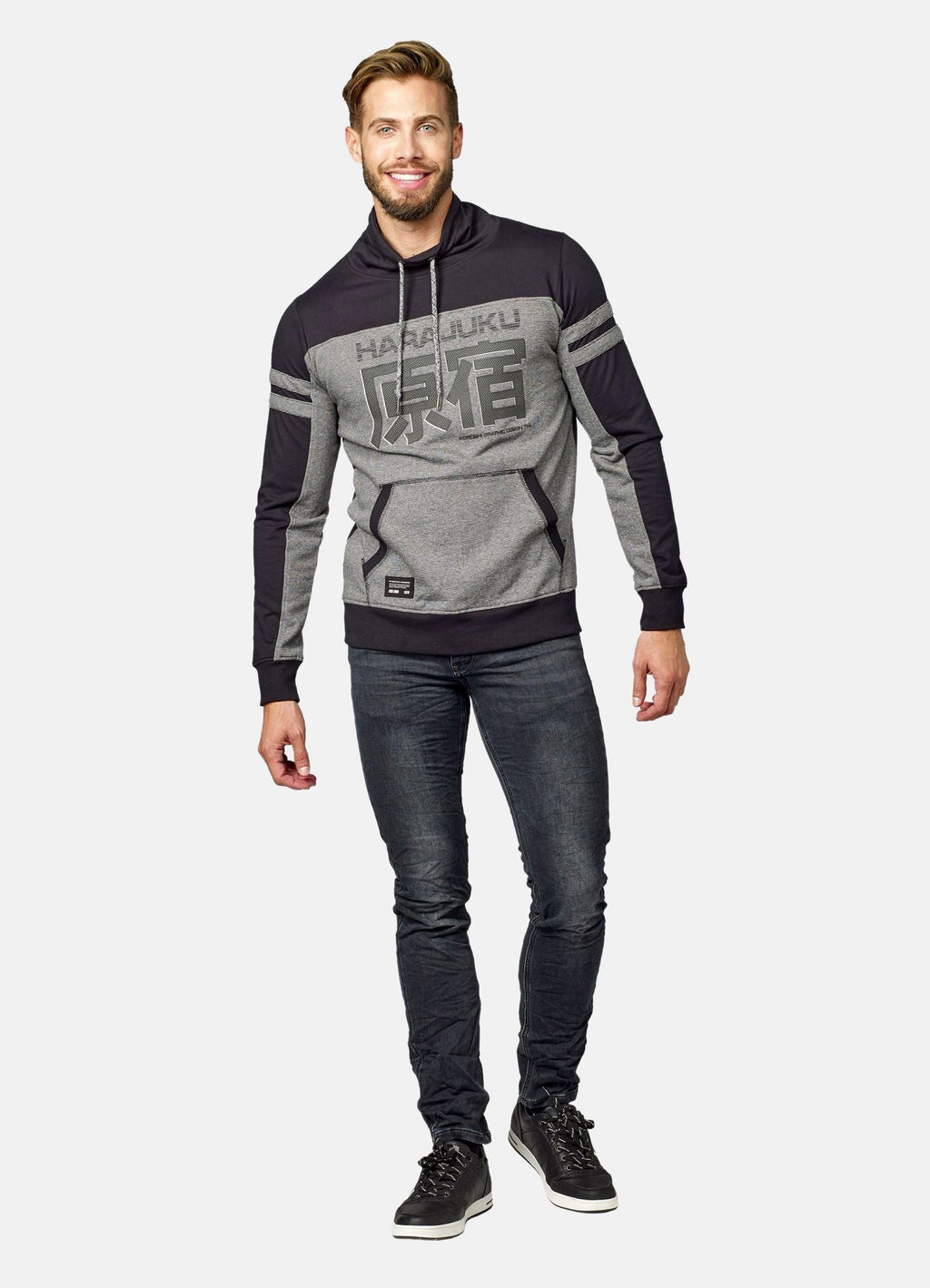 Felpa con stampa testo | abbigliamento casual