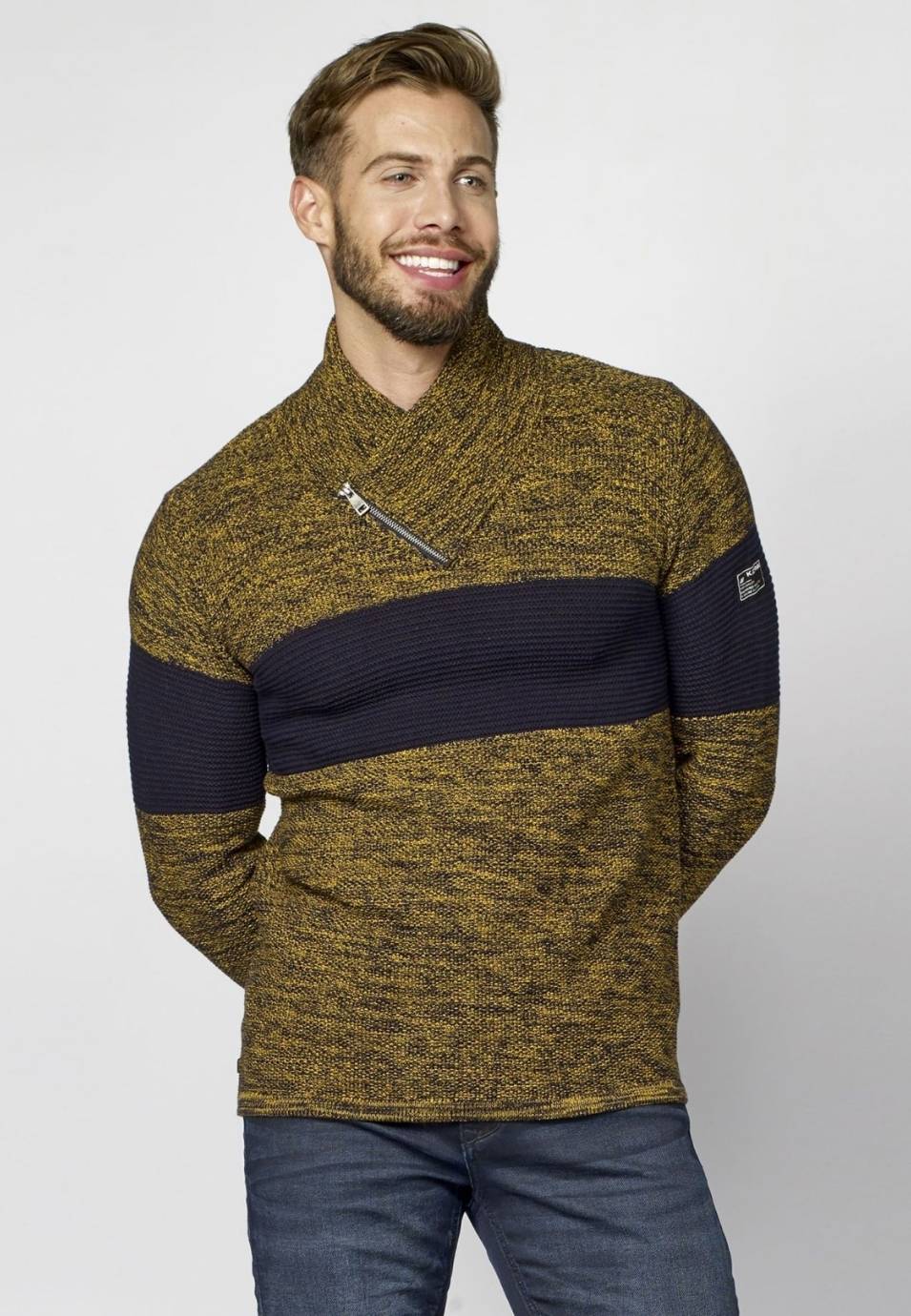 Maglia effetto marmo