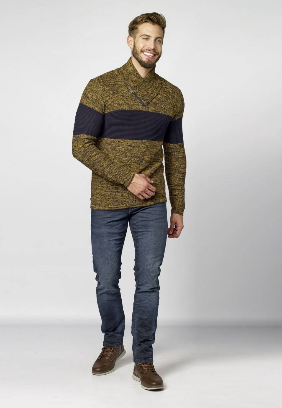 Maglia effetto marmo