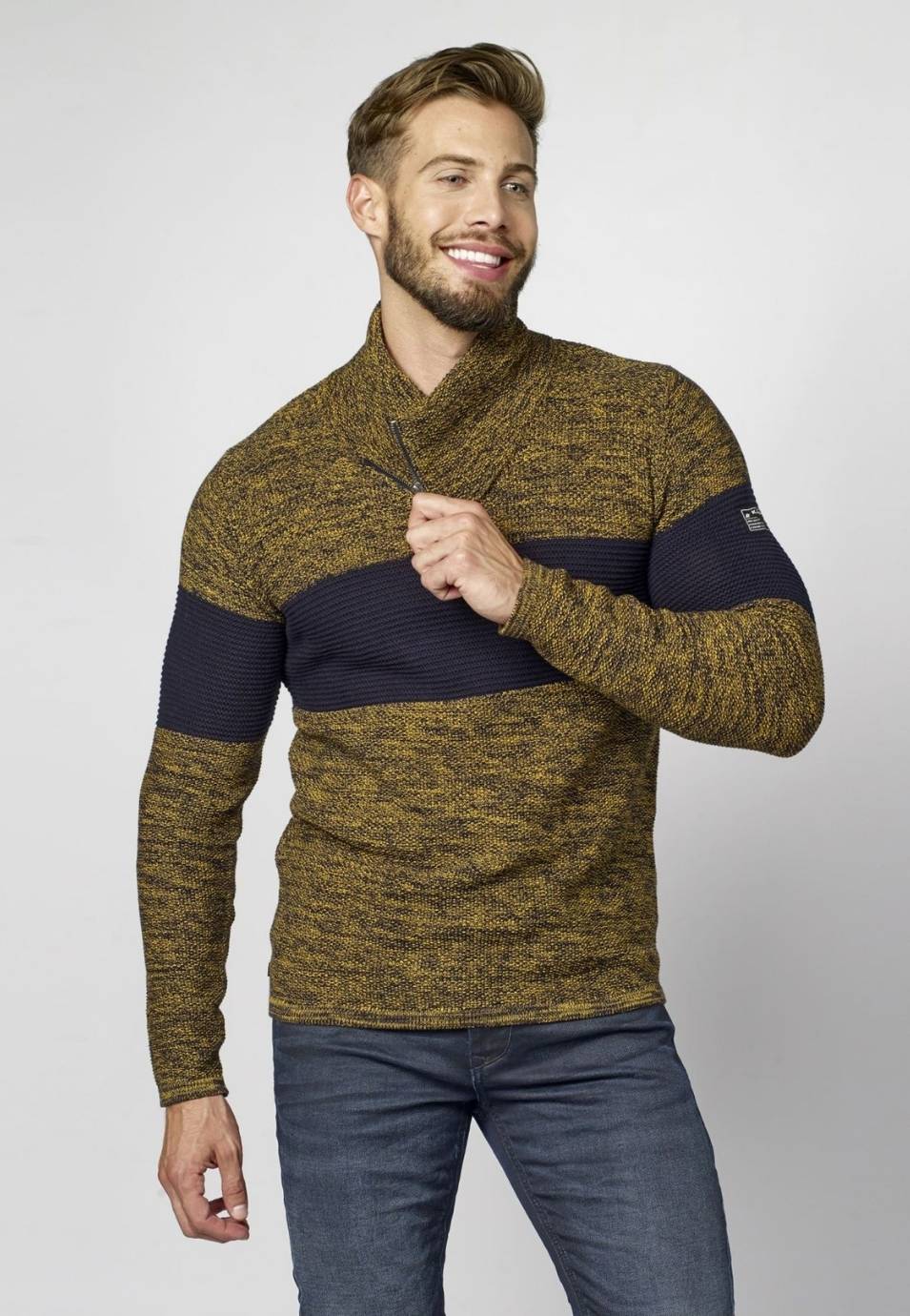 Maglia effetto marmo