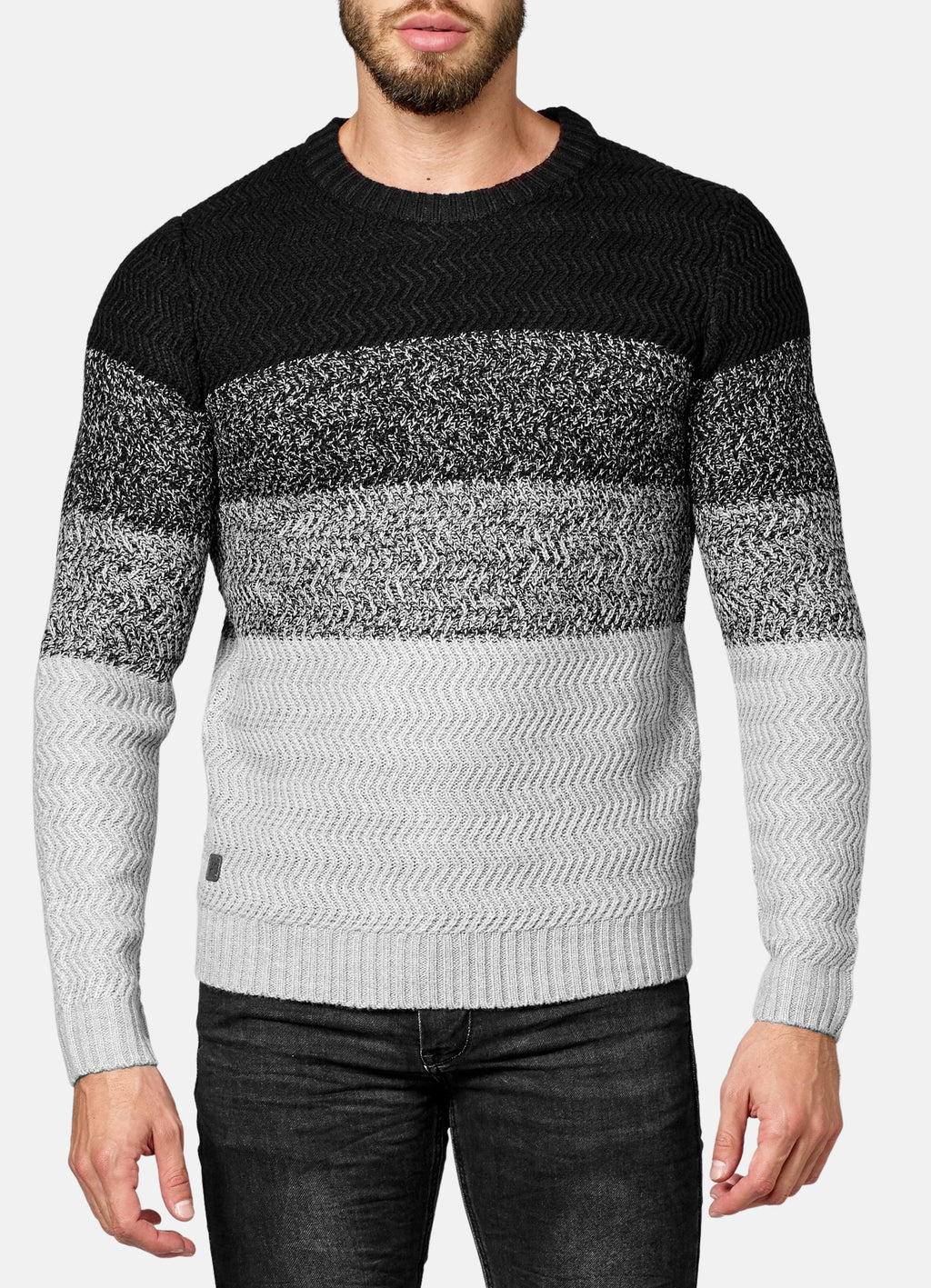 Gradient effect sweater